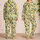 Sunny Lemon and Leaf Motifs for Relaxed Summer Lounging and Fresh Everyday Gifting Satin Pajamas Set - 2