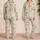 Easter Bunny and Duckling Scenes for Cheerful Springtime Holiday Lounging at Home Satin Pajamas Set - 2