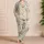 Easter Bunny and Duckling Scenes for Cheerful Springtime Holiday Lounging at Home Satin Pajamas Set - 4