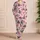 Pink Santa, Reindeer And Gifts For Cheerful Christmas Mornings And Cozy Holiday Gifting Satin Pajamas Set - 4