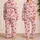 Watermelon Bow and Heart Accents for Fresh Spring and Summer Lounging for Women Everyday Satin Pajamas Set - 2