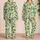 Cucumber And Pickle Jar Print For Cozy Lounging And Sleepovers Satin Pajamas Set - 2