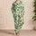 Cucumber And Pickle Jar Print For Cozy Lounging And Sleepovers Satin Pajamas Set - 4