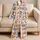 Colorful Puppy Faces for Cozy Spring Mornings and Relaxed Lounging Satin Pajamas Set - 5