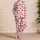 Watermelon Slices And Pink Stripes For Cheerful Summer Lounging And Women Satin Pajamas Set - 4