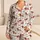 Sausage Dog Hearts And Bones For Cozy Springtime Lounging And Gift Giving Satin Pajamas Set - 1