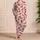 Cute Dachshunds and Pink Dots for Cozy Spring Lounging, A Gift for Dog Lovers at Home Satin Pajamas Set - 4