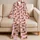 Cute Dachshunds and Pink Dots for Cozy Spring Lounging, A Gift for Dog Lovers at Home Satin Pajamas Set - 5