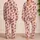 Cute Dachshunds and Pink Dots for Cozy Spring Lounging, A Gift for Dog Lovers at Home Satin Pajamas Set - 2