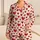 Scattered Crimson Hearts for Cozy Valentine's Day Lounging and Romantic Gift Giving Satin Pajamas Set - 1