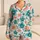 Hand-Painted Garden Flowers for Cheerful Springtime Comfort and Play Satin Pajamas Set - 1