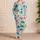 Hand-Painted Garden Flowers for Cheerful Springtime Comfort and Play Satin Pajamas Set - 4