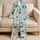 Hand-Painted Garden Flowers for Cheerful Springtime Comfort and Play Satin Pajamas Set - 5