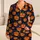 Glowing Jack-O'-Lantern Faces for Cozy Halloween Nights and Autumn Fun for Young Boys Satin Pajamas Set - 1