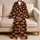 Glowing Jack-O'-Lantern Faces for Cozy Halloween Nights and Autumn Fun for Young Boys Satin Pajamas Set - 5