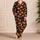 Glowing Jack-O'-Lantern Faces for Cozy Halloween Nights and Autumn Fun for Young Boys Satin Pajamas Set - 4