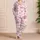 Delicate Pink Ribbon Bows for Cozy Lounging and Sweet Gift Giving at Home for Her Satin Pajamas Set - 4