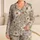 Ivory Wildflowers and Blue Blossoms for Cozy Days at Home and Relaxing Evenings Satin Pajamas Set - zafpi4qgp5