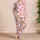 Pink Frosted Cupcakes and Ribbon Bows for Sweet Cozy Home Lounging Gifts for Her Satin Pajamas Set - 4
