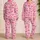 Pink Ribbon Bows for Cozy Evenings at Home, Relaxed Weekends and Thoughtful Gifts Satin Pajamas Set - 2