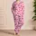 Pink Ribbon Bows for Cozy Evenings at Home, Relaxed Weekends and Thoughtful Gifts Satin Pajamas Set - 4