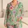 Pink Starfish and Sea Blooms for Coastal Getaways and Relaxed Summer Nights at Home Satin Pajamas Set - 1