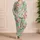 Pink Starfish and Sea Blooms for Coastal Getaways and Relaxed Summer Nights at Home Satin Pajamas Set - 4