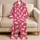 Playful Pink Kittens for Cozy Evenings, Lounging Days, and Gifts for Cat Lovers Satin Pajamas Set - 5