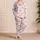 Pink Ribbon Bows and Hearts for Romantic Valentine's Day Lounging and Cozy Home Style Satin Pajamas Set - 4