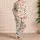 Watercolor Bows and Cocktail Glasses for Cozy Celebrations and Relaxed Evenings Satin Pajamas Set - 4