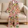 Tropical Fruit and Hibiscus Motifs for Sunny Summer Getaways and Relaxed Lounging Satin Pajamas Set - 5