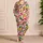 Tropical Fruit and Hibiscus Motifs for Sunny Summer Getaways and Relaxed Lounging Satin Pajamas Set - 4