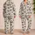 Leopard Bow Accents for Cozy Lounge Evenings and Relaxed Days at Home for Her Satin Pajamas Set - 2