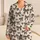 Leopard Bow Accents for Cozy Lounge Evenings and Relaxed Days at Home for Her Satin Pajamas Set - 1