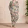 Pale Pink Tropical Birds and Florals for Cozy Winter Lounging at Home for Her Satin Pajamas Set - 4