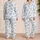 Sky Blue Ribbon Bows for Sweet, Relaxing Weekends and Cozy Everyday Lounging for Her Satin Pajamas Set - 2