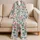 Watercolor Cactus and Pink Cowboy Hat Western Desert for Cozy Ranch Getaways at Home Satin Pajamas Set - 5