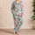 Watercolor Cactus and Pink Cowboy Hat Western Desert for Cozy Ranch Getaways at Home Satin Pajamas Set - 4