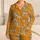 White Tiger Motif for Cozy Autumn Evenings and Relaxed Lounging Satin Pajamas Set - 1
