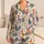 Playful Farmyard Roosters for Cozy Mornings and Relaxed Countryside Home Living Satin Pajamas Set - 1