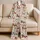 Watercolor Horses and Pink Roses for Romantic Country Living and Equestrian Gift Giving Satin Pajamas Set - 5
