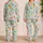 Colorful Cocktail Glasses And Resort Sips For Cheerful Summer Lounging Satin Pajamas Set - 2