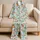Colorful Cocktail Glasses And Resort Sips For Cheerful Summer Lounging Satin Pajamas Set - 5
