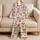 Pink Bow Longhorn Cowboy Boots And Ranch Icons For Cozy Western Weekends Satin Pajamas Set - 5