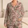 White Tigers Among Blush Orchids for Relaxed Botanical Evenings and Cozy Lounging Satin Pajamas Set - 1