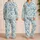 Turquoise Botanical Blooms for Relaxed Weekend Mornings and Serene Evening Lounging Satin Pajamas Set - 2