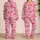 Charming Pink Ribbon Bows for Cozy Home Evenings and Thoughtful Gift Giving for Her Satin Pajamas Set - 2