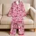 Charming Pink Ribbon Bows for Cozy Home Evenings and Thoughtful Gift Giving for Her Satin Pajamas Set - 5