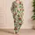 Pickle Jar and Cucumber Motifs for Cozy Kitchen Lovers and Relaxed Home Days Satin Pajamas Set - 4