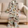 Watercolor Dachshunds and Garden Blooms for Cozy Nights and Relaxed Weekends Satin Pajamas Set - 5